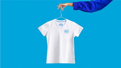 60 ans 4L - t-shirt blanc 