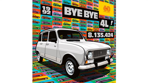 Renault 4 - illustrations - 60 ans